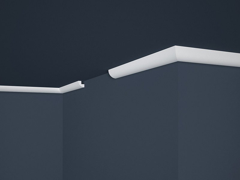 Украсна лајсна LUX E-1, полистирен (20x20mm, 2m) Bomax