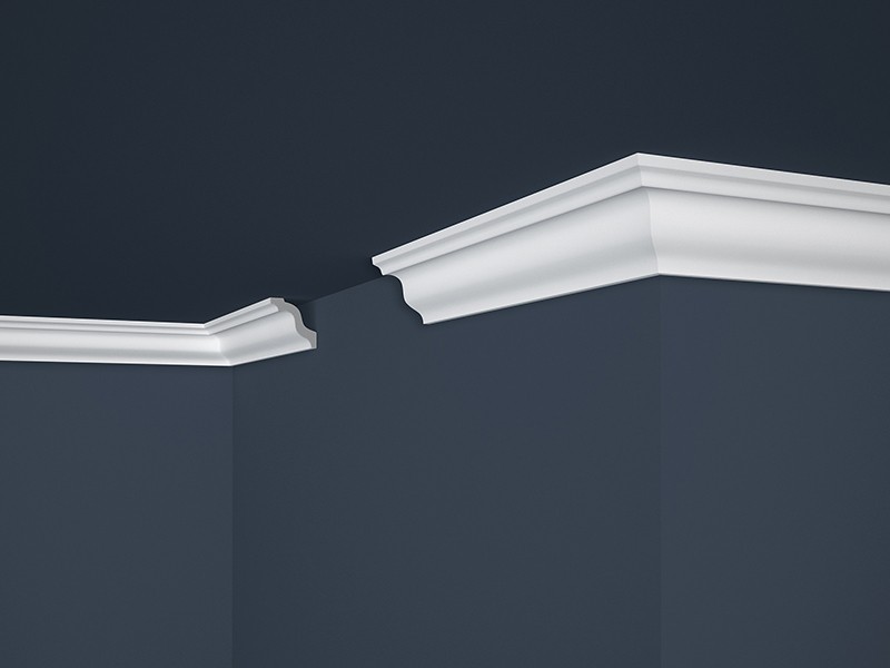 Украсна лајсна LUX E-5, полистирен (40x45mm, 2m) Bomax