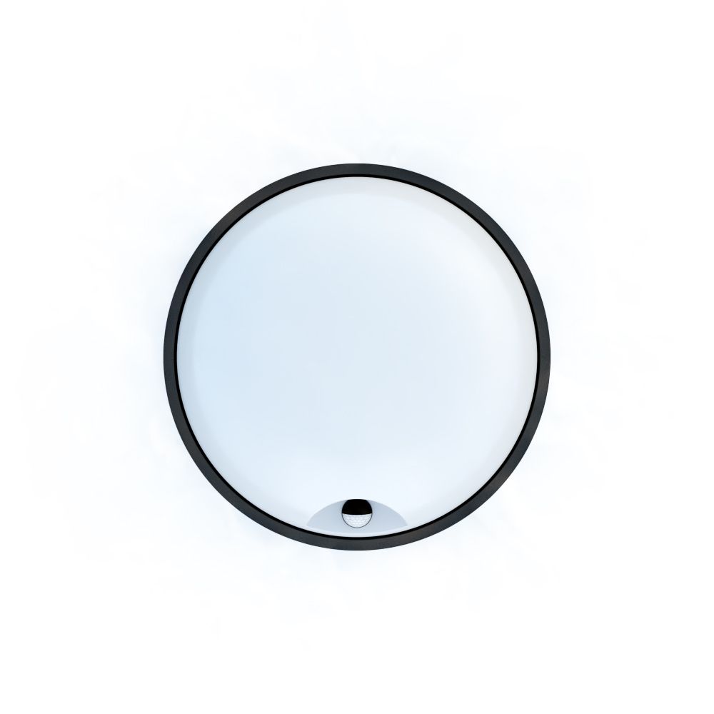 Ѕидна ламба LED со PIR сензор, круг (15W, 4000K) Lynco