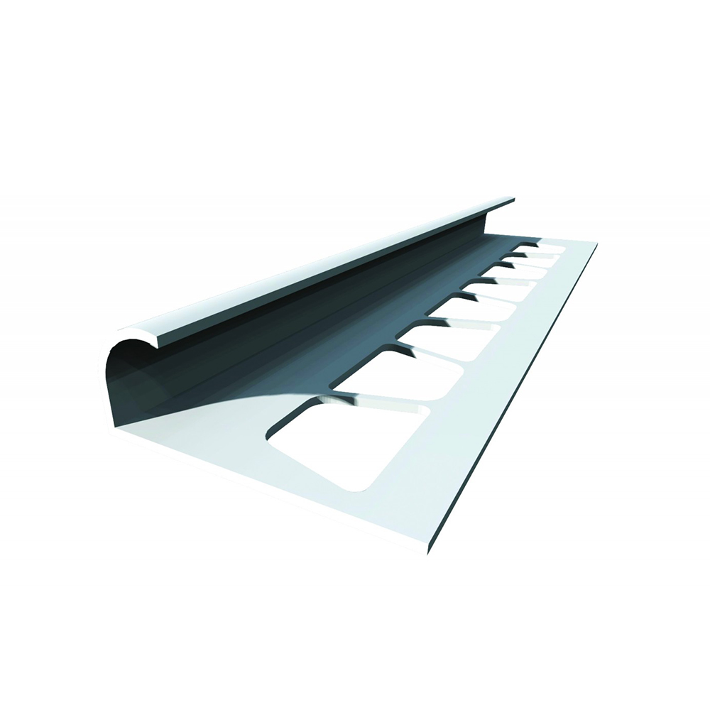 Лајсна за керамички плочки, алу-сребрена (2.7m) Bomax