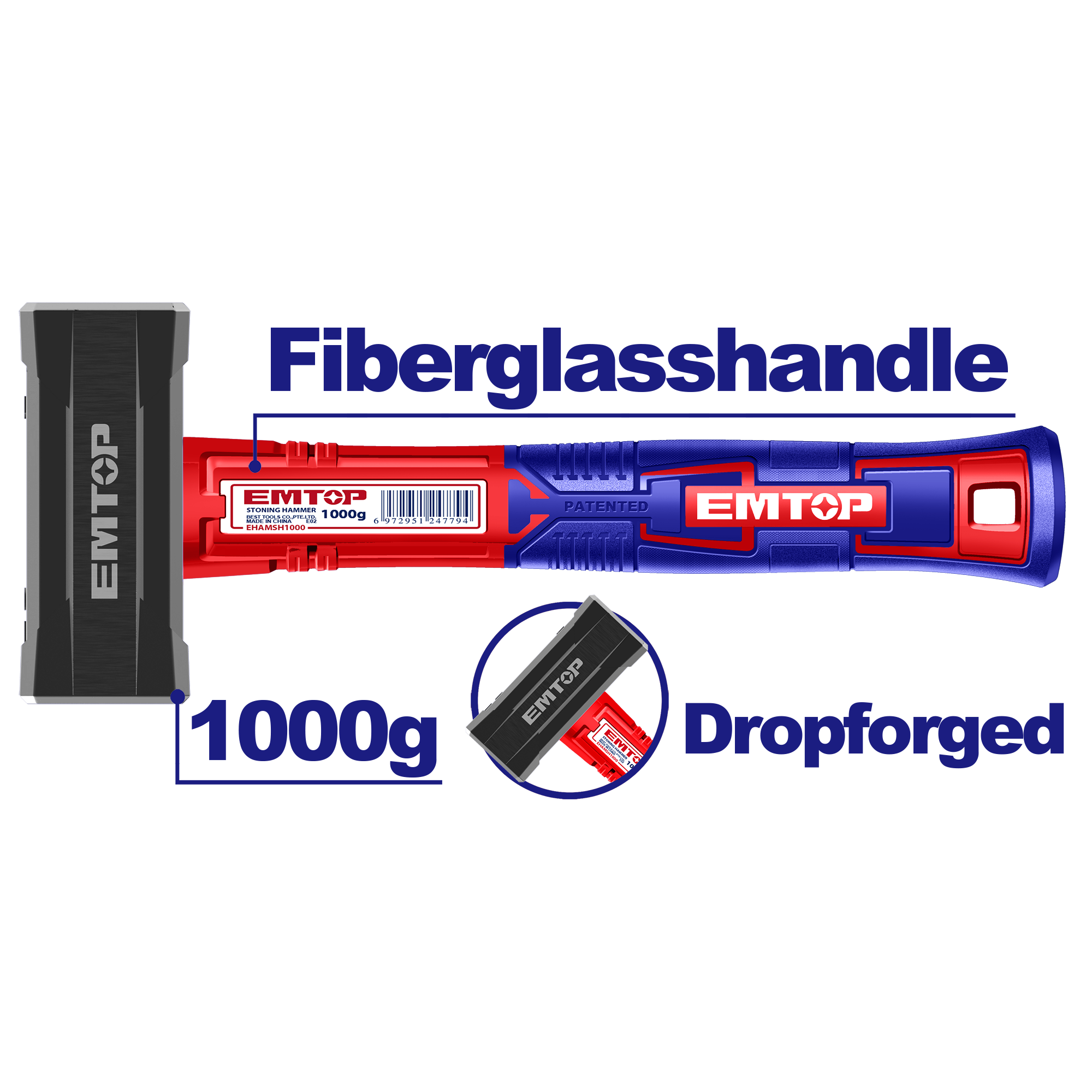 Чекан 1000г EHAMSH1000 Emtop