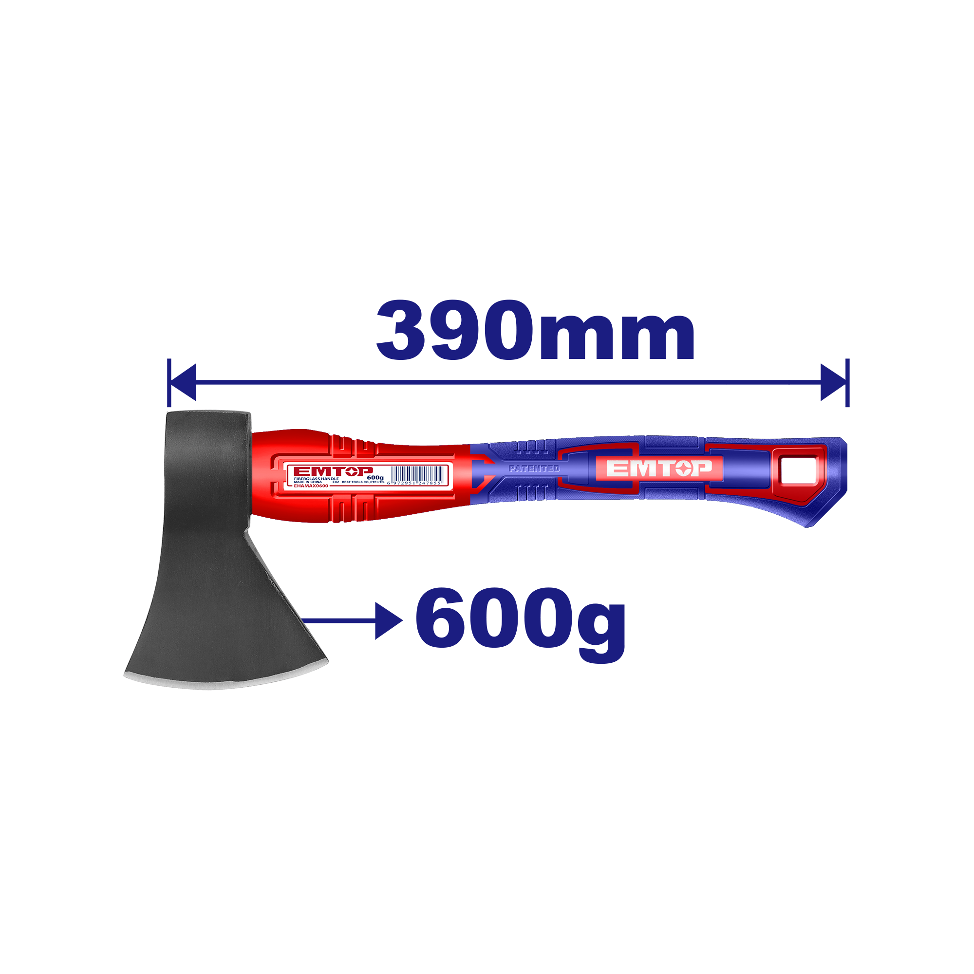 Секира 600г EHAMAX0600 Emtop
