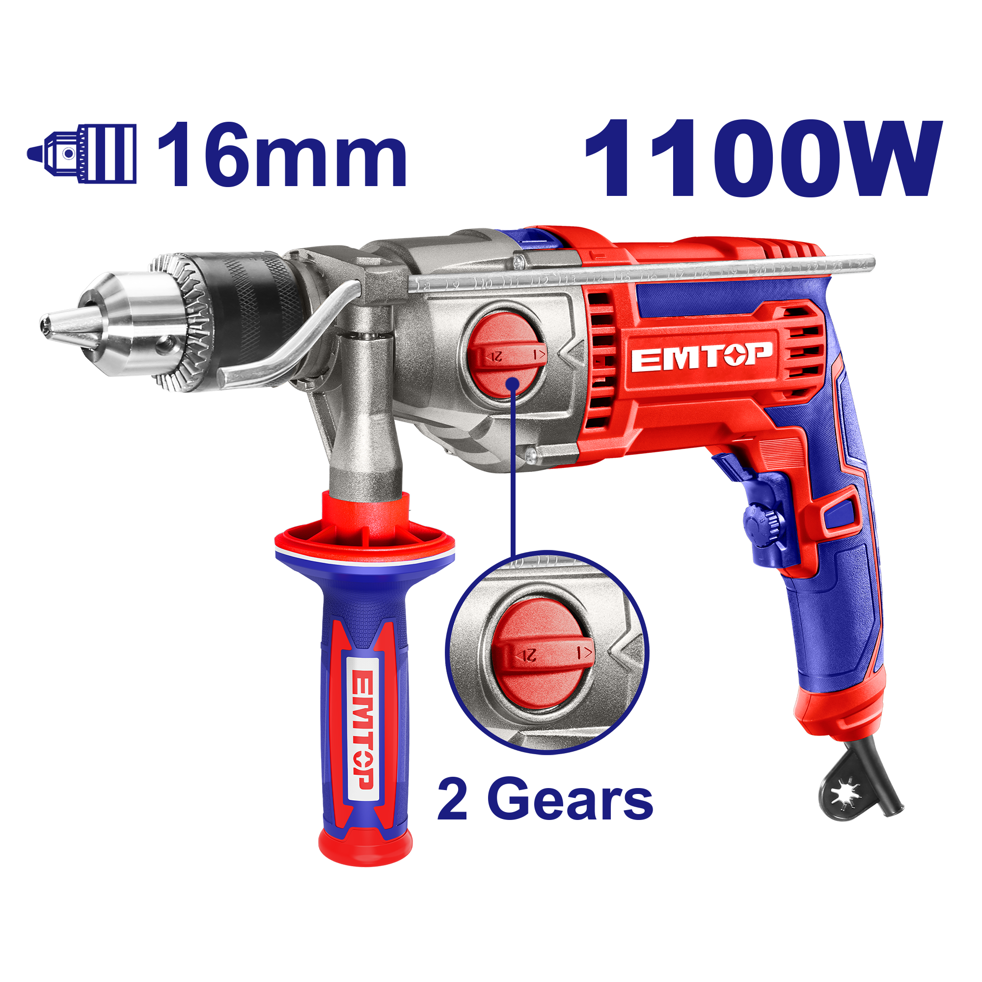 Електрична ударна дупчалка EMDL21101 Emtop