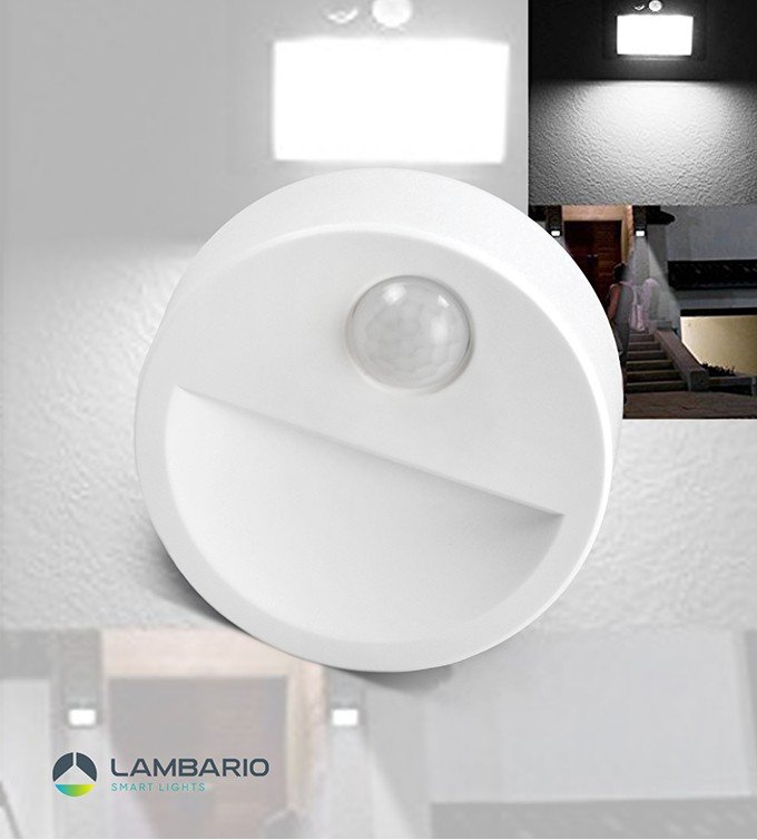 Светилка со сензор 1W со батерија Lambario