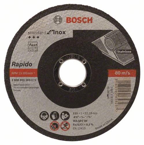Камен за метал Bosch 115x1 inox