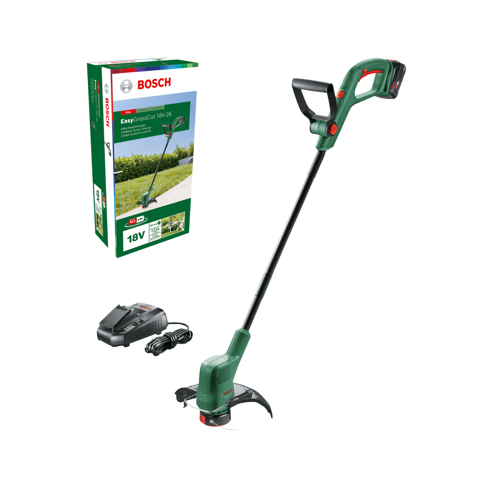 Батериски тример Bosch EasyGrassCut 18-26