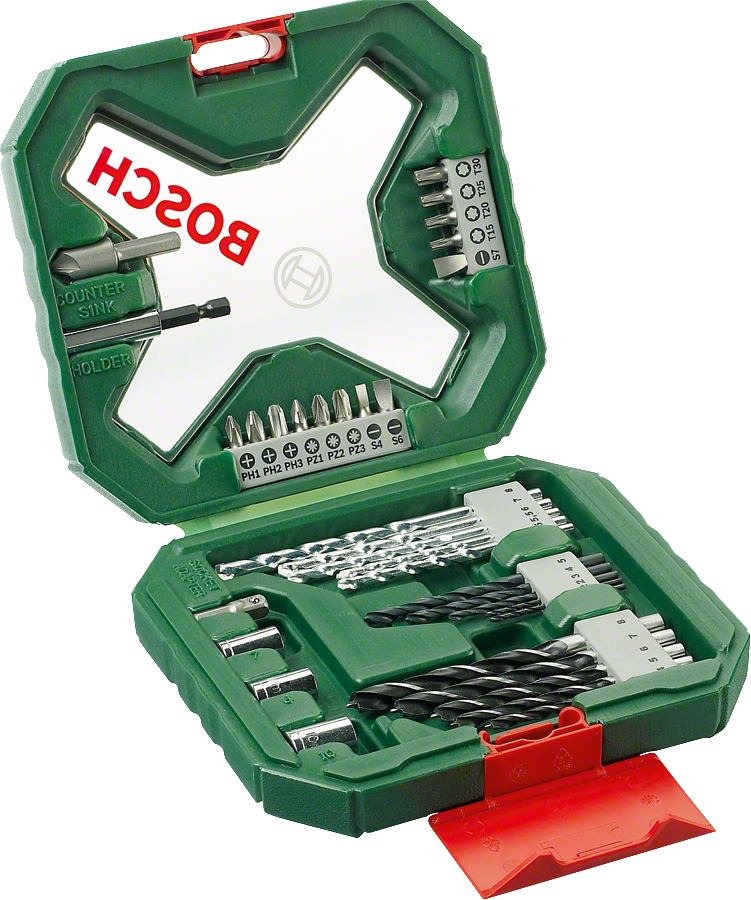 Сет 34 бургии и битови Bosch X Line