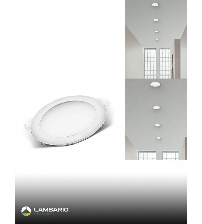 Лед панел УГР 12W круг Lambario