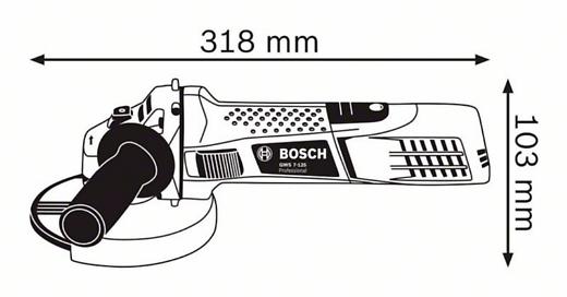 Брусалица Bosch GWS 7-125