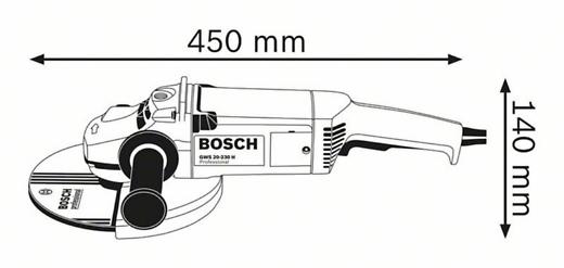 Брусалица Bosch GWS 20-230 H