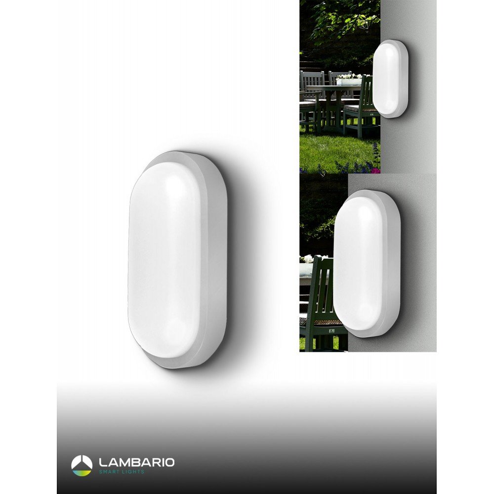 Лед плафоњерка 12W 6400K овална Domelight Lambario