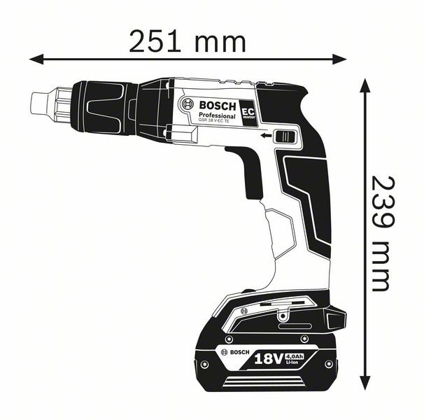 Батериски одвртувач Bosch GSR 18 V-EC TE