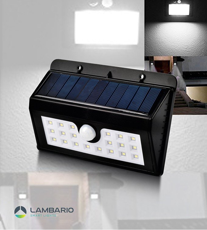 Соларна сензор светилка 4W Lambario