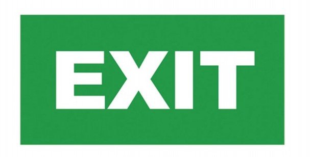 Стикер EXIT Lambario