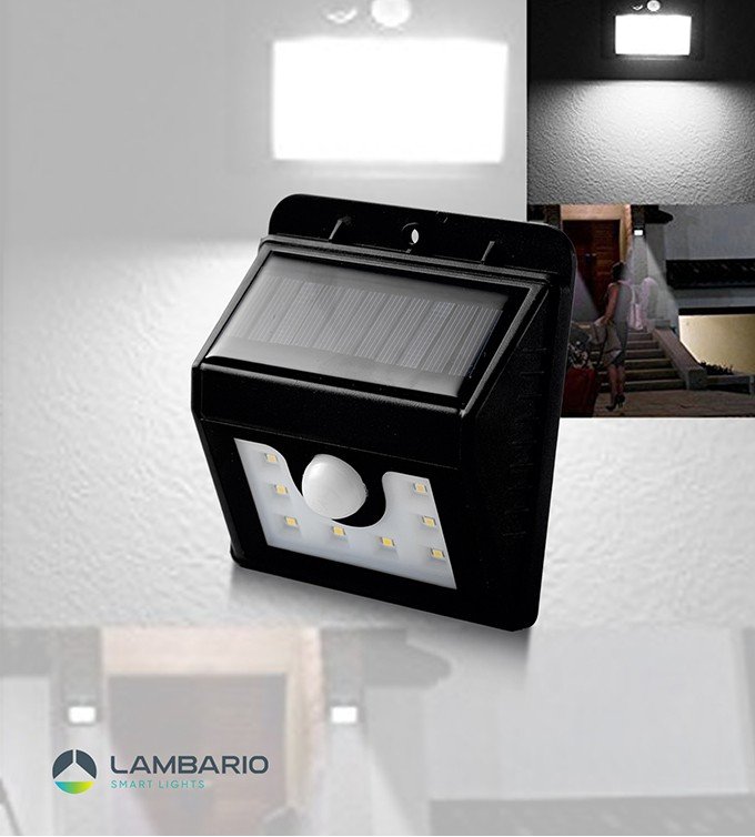 Соларна сензор светилка 1,6W Lambario