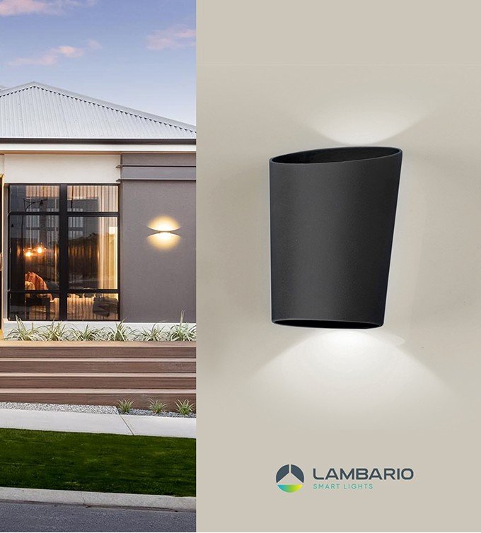Ѕиден Спот 2*3W 4200k ip65 сив Lambario