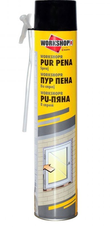 Пур пена спрејска 750ml Workshopr Wurth