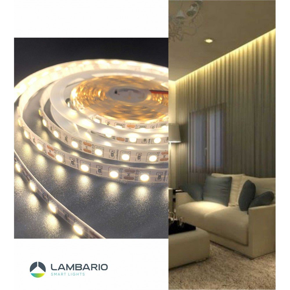 Лед лента 12V 14.4W 4200к 5m Lambario